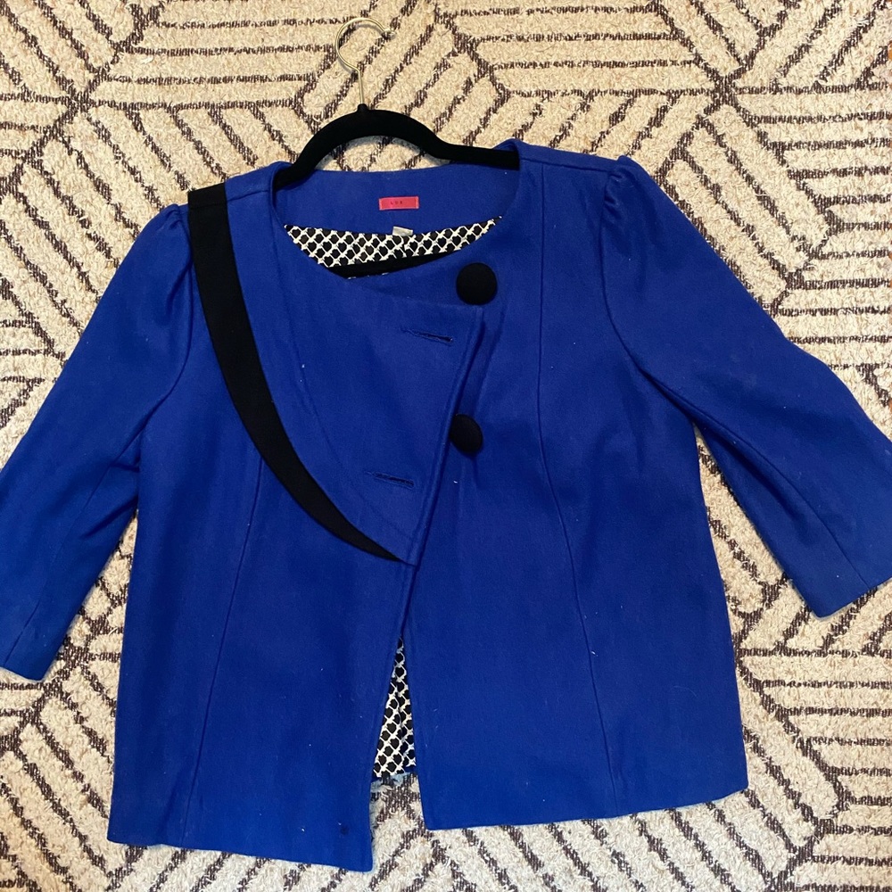 Vintage style waist length wool coat